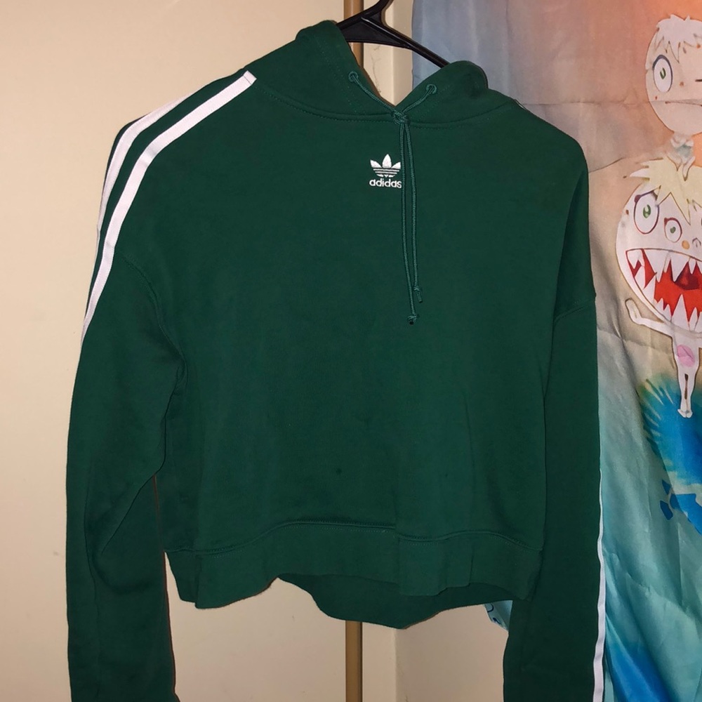 Adidas crop hoodie